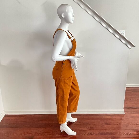 New We The Free Way Back Overall Brown Relaxed Fit S - Picture 9 of 11